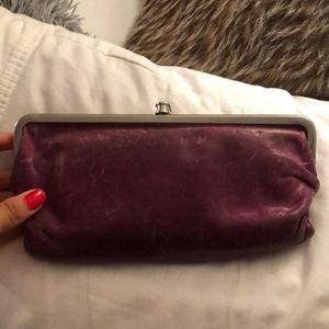 Hobo purple continental wallet